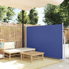 Blauer, ausziehbarer Terrassenseitenmarkise Snr 140x500cm