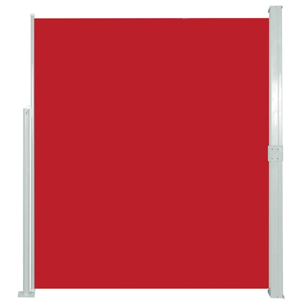 Rote einziehbare Terrassen-Seitenmarkise Snr 140x500cm