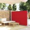 Rote einziehbare Terrassen-Seitenmarkise Snr 140x500cm