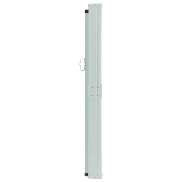 Graue einziehbare Seitenmarkise für Terrassen Snr 140x500cm