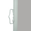 Graue einziehbare Seitenmarkise für Terrassen Snr 140x500cm