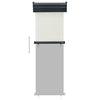 Seitenmarkise Hien 65x250cm, creme