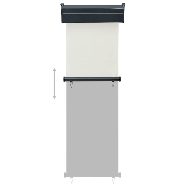 Seitenmarkise Hien 65x250cm, creme