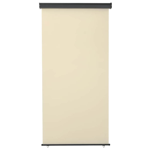 Cremefarbene Seitenmarkise Hien 125x250cm