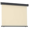 Cremefarbene Seitenmarkise Hien 125x250cm