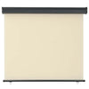 Cremefarbene Seitenmarkise Hien 125x250cm