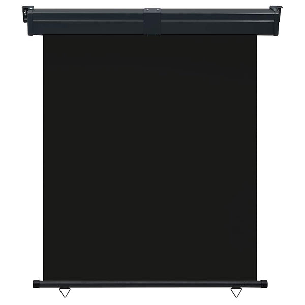 Schwarze Seitenmarkise Hien 145x250cm
