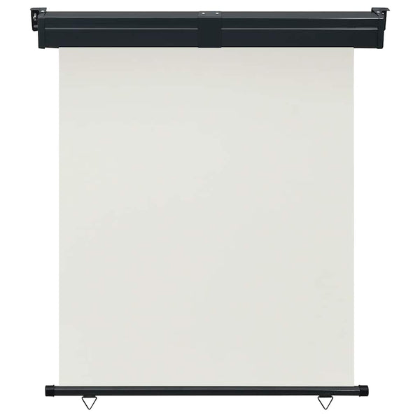 Creme Seitenmarkise Hien 145x250cm für Balkon