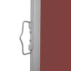Braune ausziehbare Seitenmarkise Xenofonte 100x600cm