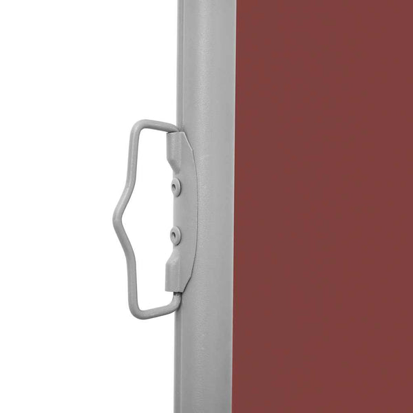 Braune ausziehbare Seitenmarkise Xenofonte 100x600cm