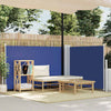 Blaues ausziehbares Seitenmarkise Xenofonte 100x600cm