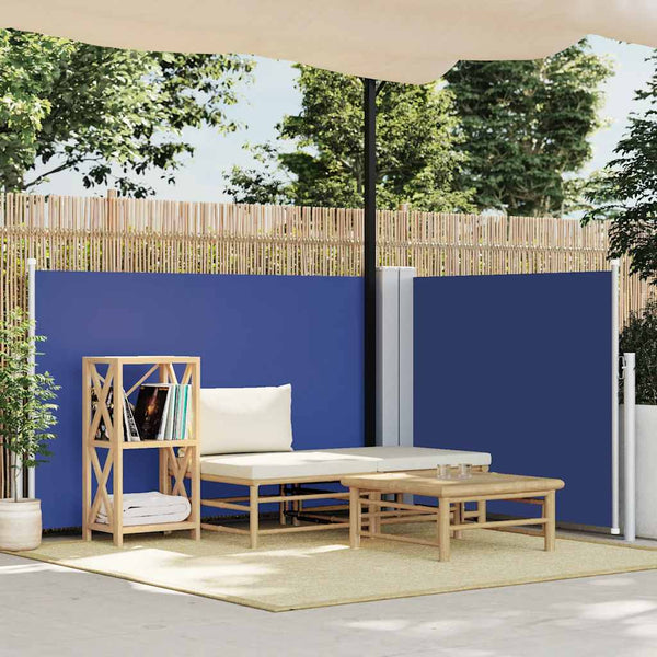 Blaues ausziehbares Seitenmarkise Xenofonte 100x600cm