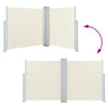 Seitenmarkise Solimna 120x600cm Creme