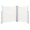Creme ausziehbare Seitenmarkise Solimna 140x600cm