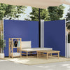 Blauer ausziehbarer Seitenmarkise Solimna 160x600cm