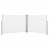 Creme einziehbare Seitenmarkise Solimna 120x1000cm