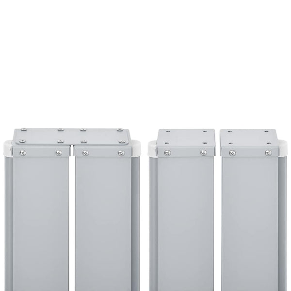 Cremefarbene Seitenmarkise Solimna ausziehbar 140x1000cm