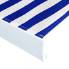 Blau-weißes Markisenstoff Adelia 450x300cm