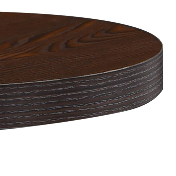 Dunkelbrauner Bistrotisch Iraida 40cm (MDF)