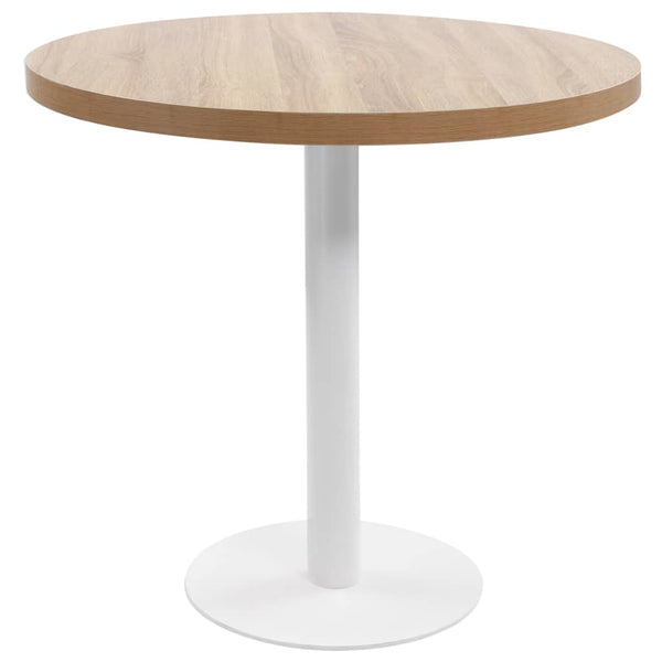 Bistrotisch Iraida 80cm hellbraun (MDF)