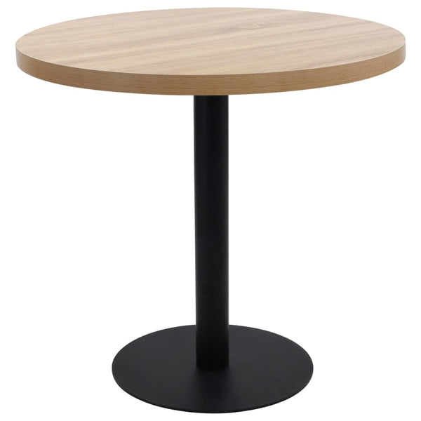 Iraida Bistrotisch hellbraun 80cm (MDF)