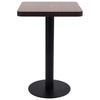 Dunkelbrauner Bistrotisch Procobie 50x50cm (MDF)