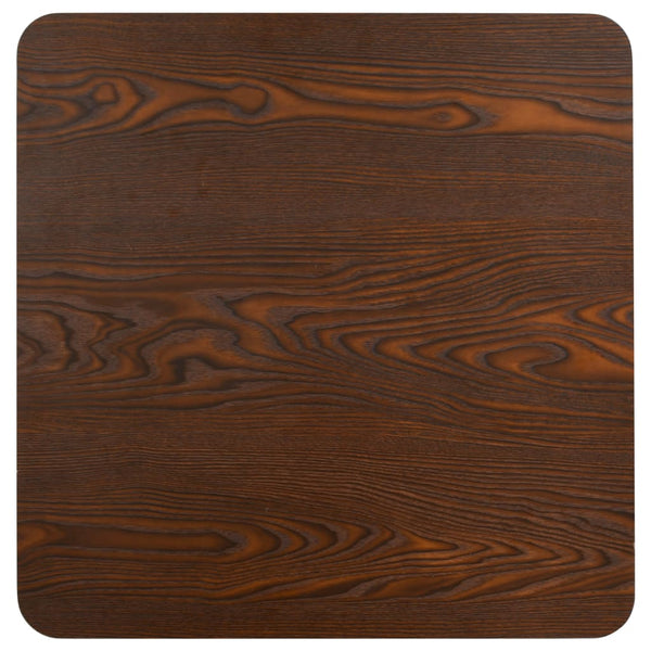 Dunkelbrauner Bistrotisch Procobie 50x50cm (MDF)