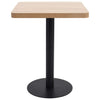 60x60cm hellbrauner Bistrotisch Procobie (MDF)
