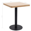 60x60cm hellbrauner Bistrotisch Procobie (MDF)