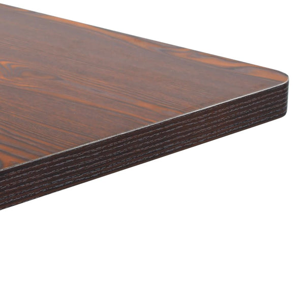 Dunkelbrauner Bistrotisch Procobie 60x60cm (MDF)