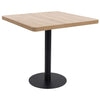 80x80cm hellbrauner Procobie Bistrotisch (MDF)