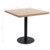 80x80cm hellbrauner Procobie Bistrotisch (MDF)