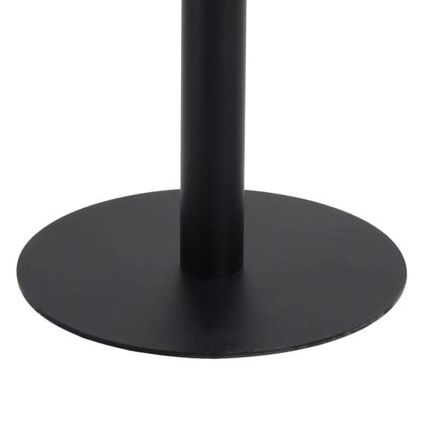 Dunkelbrauner Bistrotisch Grindel 80x80cm (MDF)