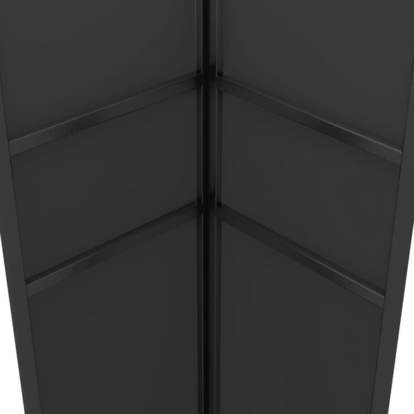 Anthrazitfarbener Pavillon mit Doppeldach Ghenia 3x3 m