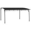 Anthrazitfarbener Gartensonnenpavillon Dinistranschi 4x3x2,55 m