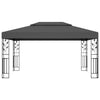 Pavillon Anthrazit Rudy 3x4 m mit Doppeldach
