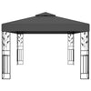 Pavillon Anthrazit Rudy 3x4 m mit Doppeldach