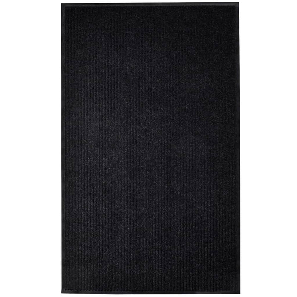 Schwarze Fußmatte Irofte 117x220cm (PVC)