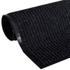 Schwarze Fußmatte Irofte 117x220cm (PVC)