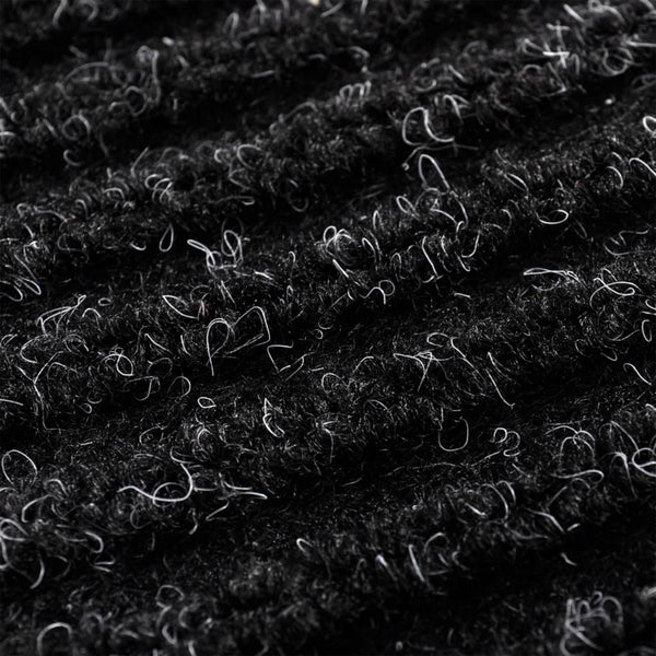 Schwarze Fußmatte Irofte 117x220cm (PVC)