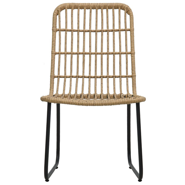 Eichenholz-Gartenstühle Alsacia (2 Stück Polyrattan)
