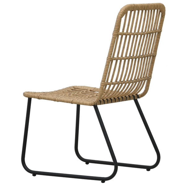 Eichenholz-Gartenstühle Alsacia (2 Stück Polyrattan)