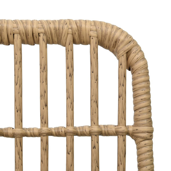 Eichenholz-Gartenstühle Alsacia (2 Stück Polyrattan)
