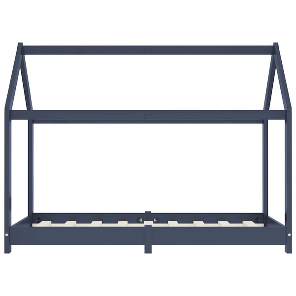 Harmaa lasten sängynrunko Satmar 80x160cm (mänty)
