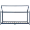 Graues Kinderbettgestell Satmar 90x200cm (Kiefer)