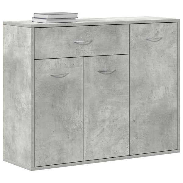 Betongraue Kommode Botskor 88x30x70cm (Holz)