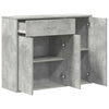Betongraue Kommode Botskor 88x30x70cm (Holz)