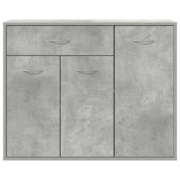 Betongraue Kommode Botskor 88x30x70cm (Holz)