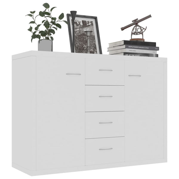 Valkoinen senkki Aracsia 88x30x65cm (puinen)