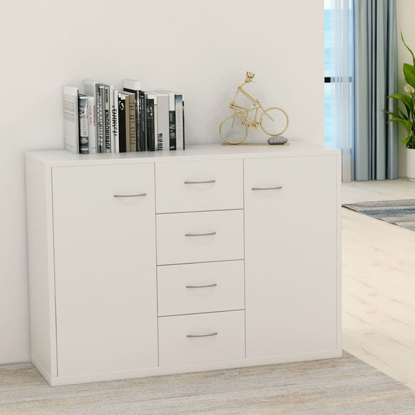 Valkoinen senkki Aracsia 88x30x65cm (puinen)